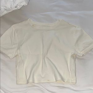 Basic White Crop Top